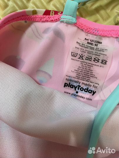 Купальник для девочки 92