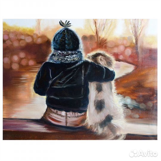 Картина маслом на холсте 