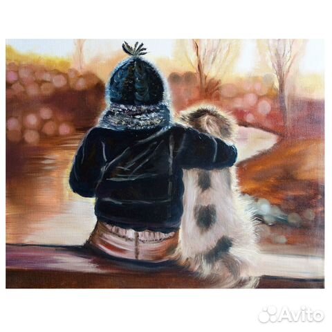 Картина маслом на холсте 