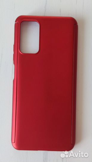 Чехол для Xiaomi poco M3 с защитным стеклом