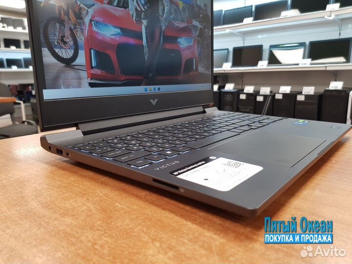 Ноутбук HP, Core i5 12450H, GTX 1650 4Gb