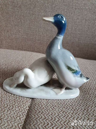 Утки фарфоровые статуэтки Херенд,Жолнаи,Ортлоф и М