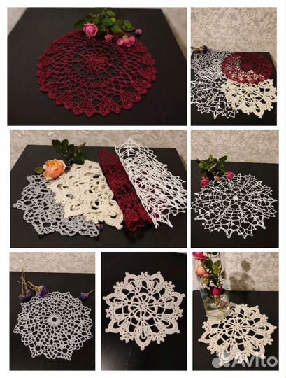 Салфетка вязаная подарок