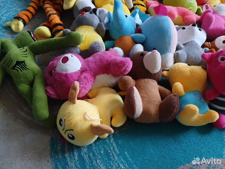 Мягкие игрушки из автомата 27штук