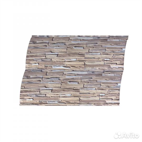 Сайдинг Блок хаус 383x0,45 дикий камень