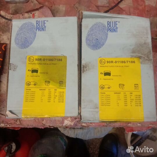 Тормозные колодки honda civic