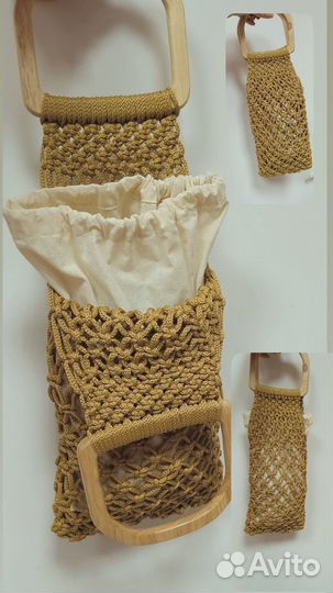Сумка авоська макраме