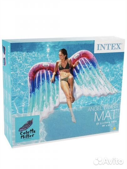 Надувной матрас intex крылья ангела