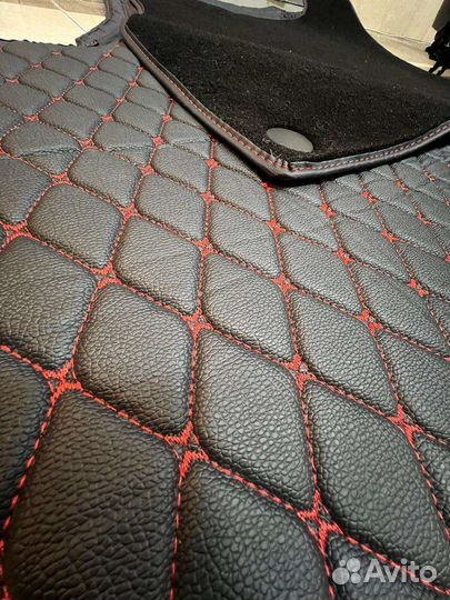 3d коврики из экокожи Mercedes Actros мр4 ровн пол