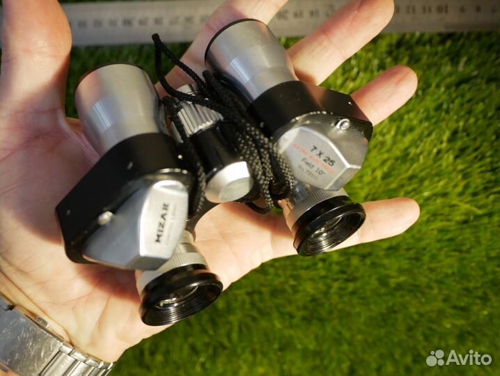 Редкий широкоугольный бинокль 7х25х10 mizar japan