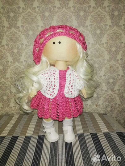 Кукла интерьерная текстильная ручной работы