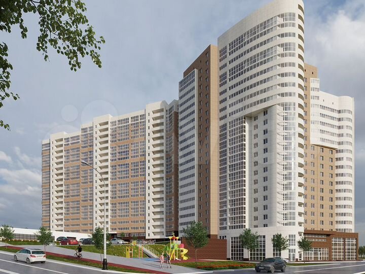 2-к. квартира, 42,6 м², 1/19 эт.