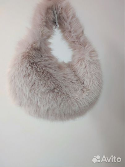 Сумка натуральный мех кролика