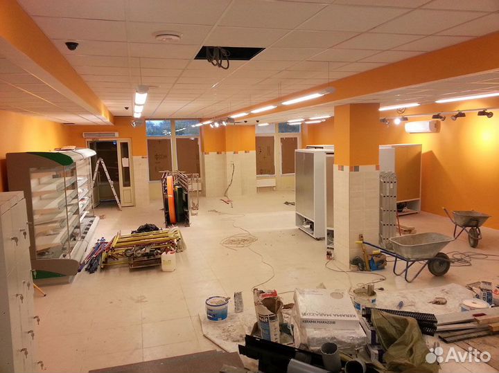 Ремонт офисов, коммерческих помещений пвз
