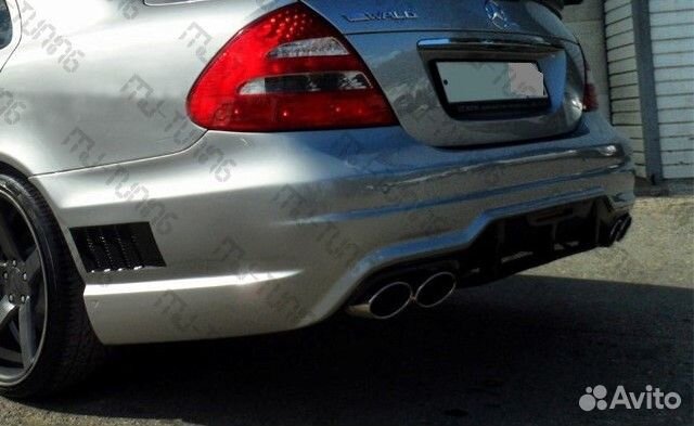 Бампер задний Wald Mercedes W211