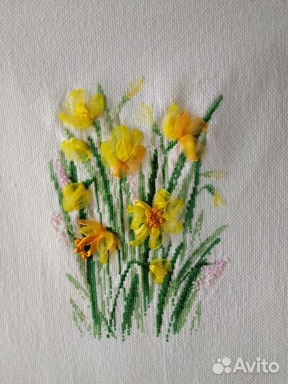 'Весенний нарцисс ', вышитый набор