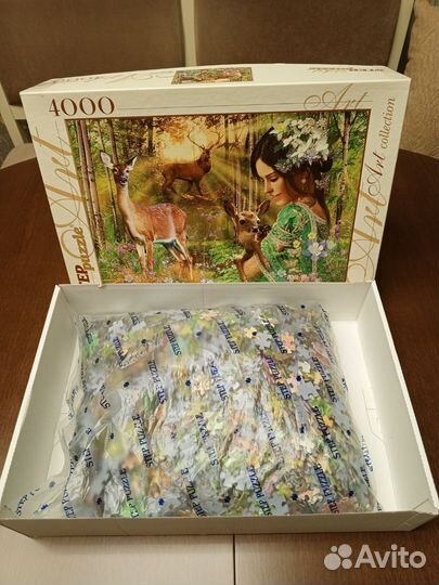 Пазлы и картина по номерам, новые