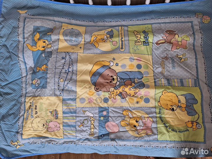 Одеяло детское на овчине, 110*140