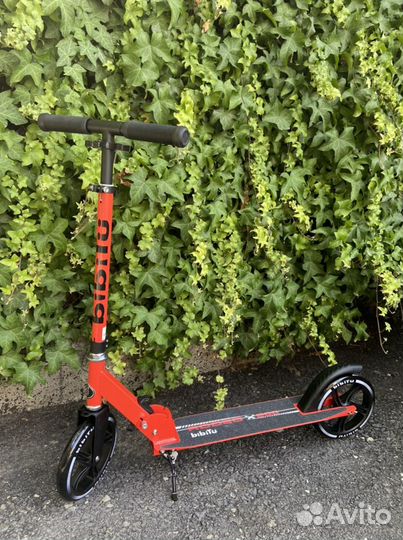 Самокат BiBiTu Sollo Красный неон