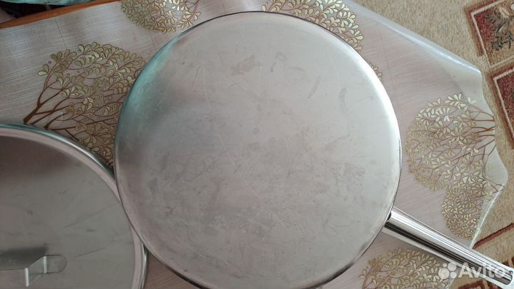 Сковорода сотейник СССР из нержавейки