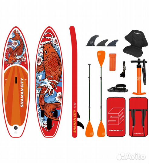 Сап борд sup board shaman koi 2024