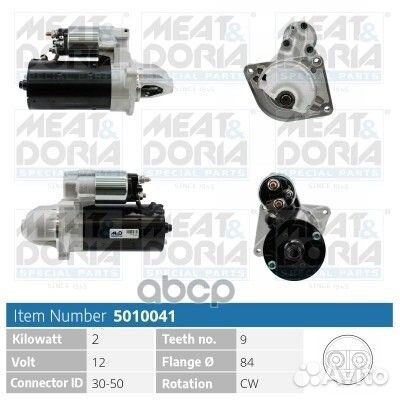 Стартер 12V 2KW Iveco Daily III/IV 5010041 meat &