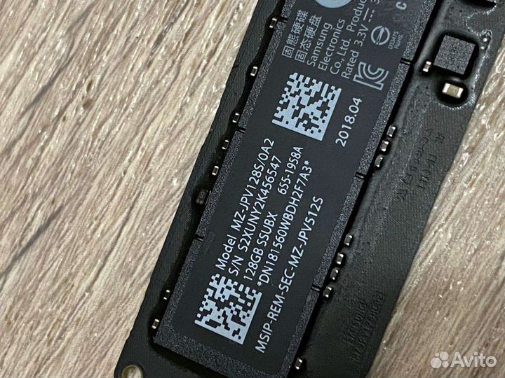 Ssd Samsung для macbook 128gb orig