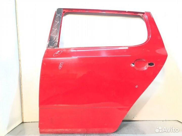 Дверь задняя левая Skoda Fabia 2 CGP 2012
