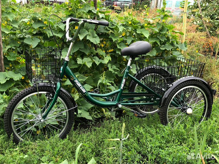 Трицикл Трайк Байк для взрослых с широкими шинами