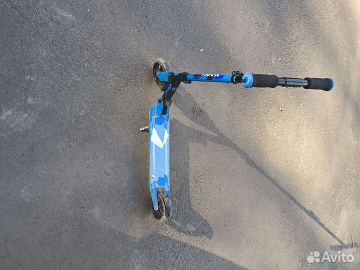 Самокат детский складной с подножкой