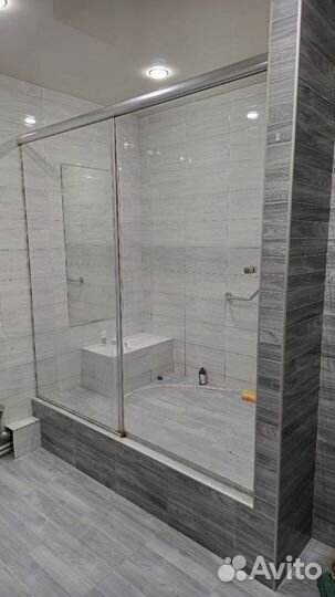 Стеклянные двери для ванной комнаты хаммам 180*183