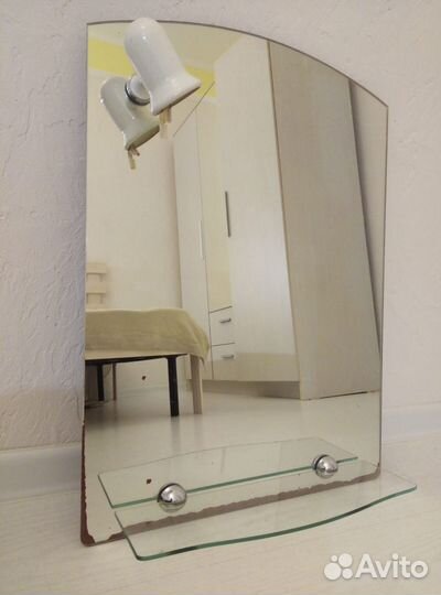 Зеркало с лампой в ванную 50*70