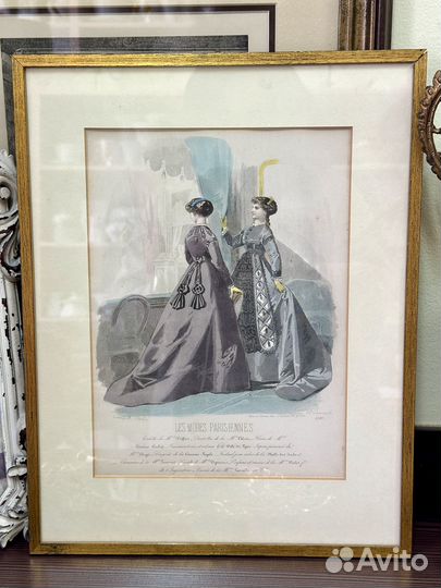 Гравюра «Мода»