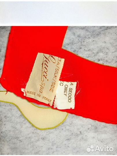 Редкий большой платок Gucci винтаж оригинал