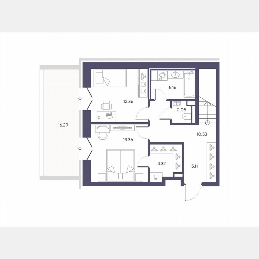 2-к. квартира, 101,7 м², 2/9 эт.