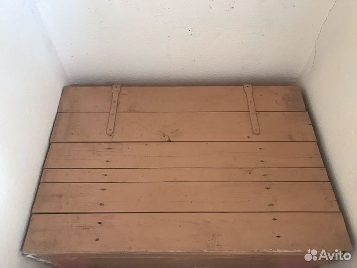 Ящик сундук деревянный хозяйственный с крышкой
