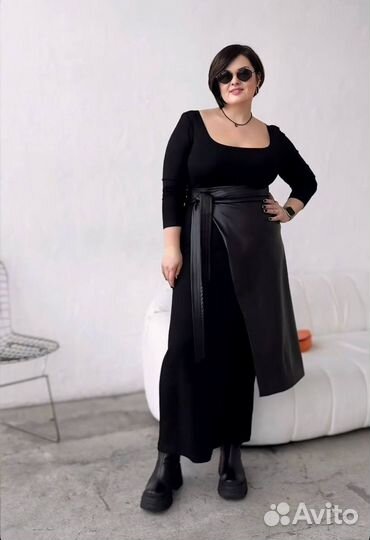 Пояс юбка баска Plus size Большие размеры