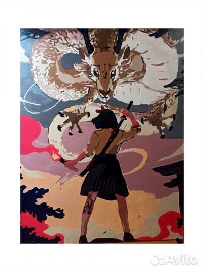 Готовая картина по номерам