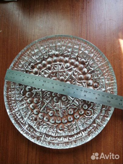 Блюдо хрустальное СССР