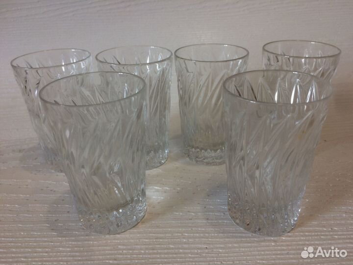 Наборы хрустальных стопок времен СССР