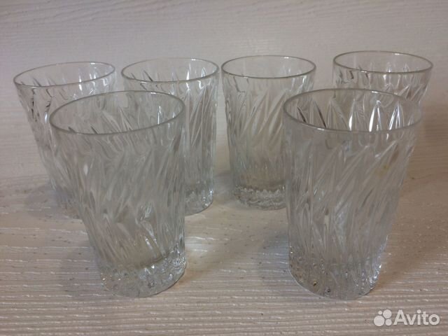 Наборы хрустальных стопок времен СССР