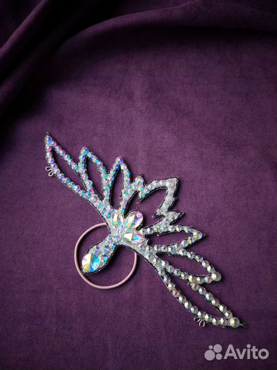 Украшение на пучок, диадема для худ. гимнастики