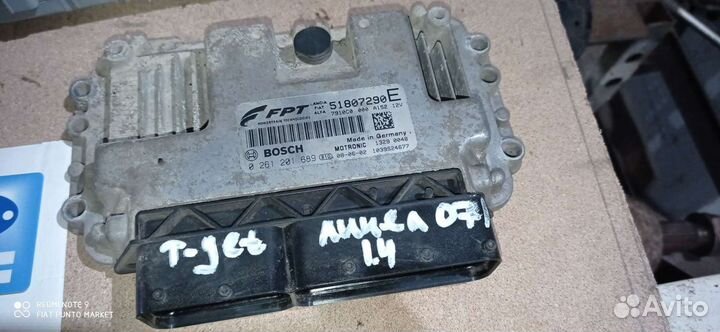 Комплект Эбу Fiat 198a4000 T-jet 16v 120hp