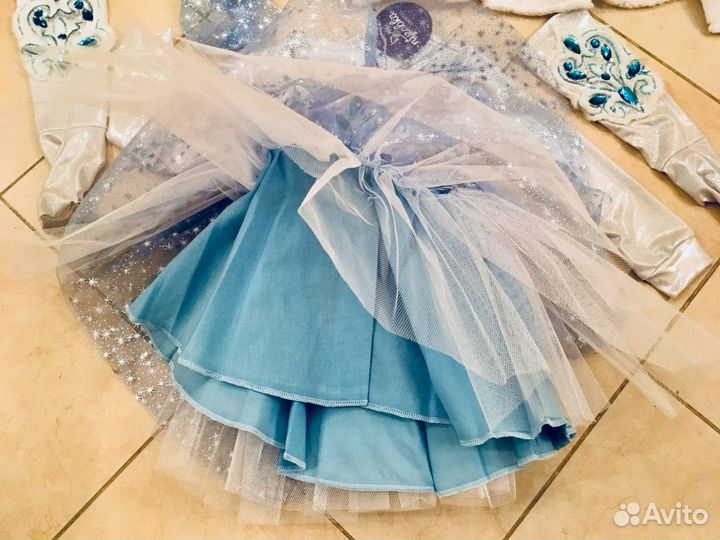 Снегурочка Полина 3026 Костюм карнавальный