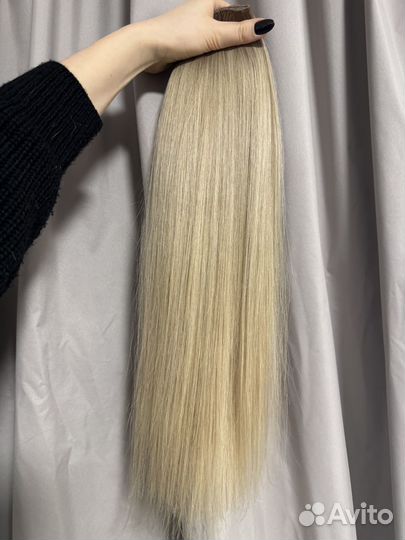 Волосы премиум на трессах 9-10 тона