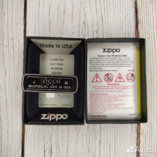 Зажигалка Zippo 150 Black Ice Оригинал Новая