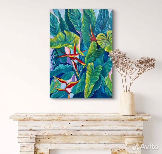 Интерьерная картина акрилом 