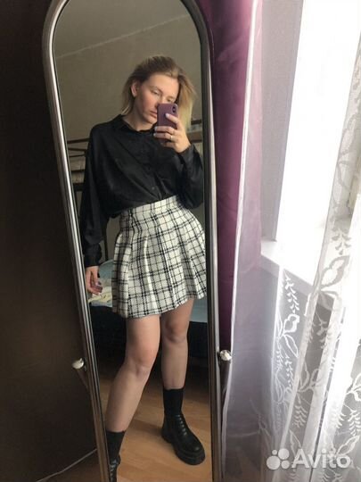 Вещи пакетом Юбка Блузка Рубашка Боди,р.44