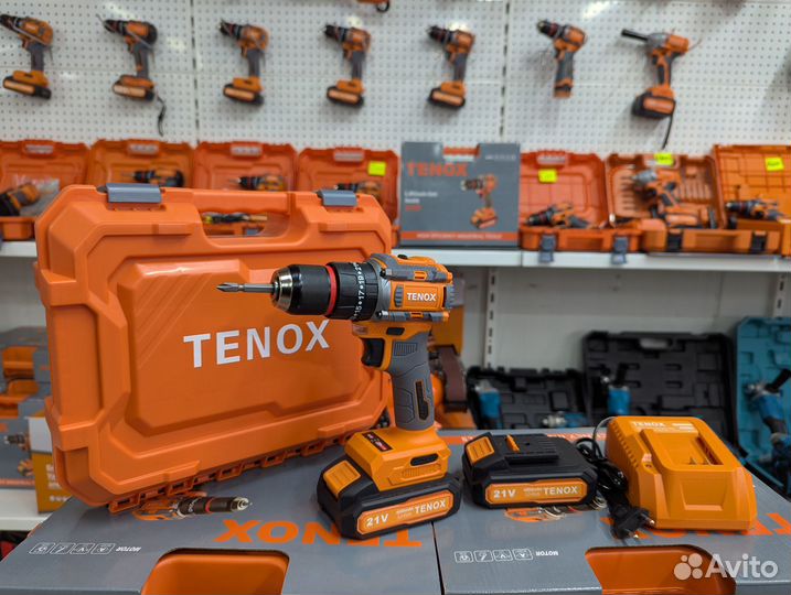 Шуруповерт Tenox 21Vf 4000mAh