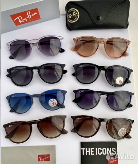 Очки ray ban erika metal поляризационные